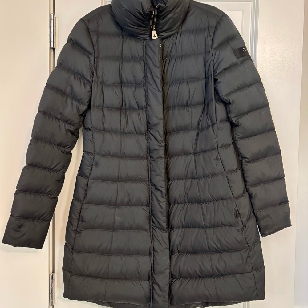 Women's Peutery Black Puffer Coat